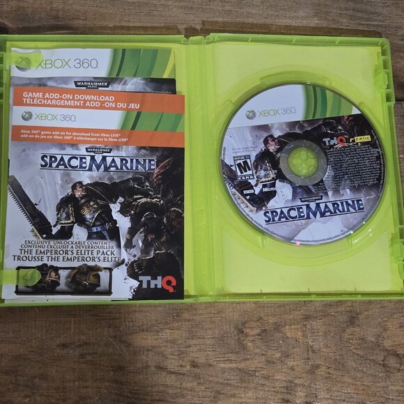 Warhammer 40000: Space Marine (Xbox 360, 2011) CIB, Tested - Picture 3 of 7